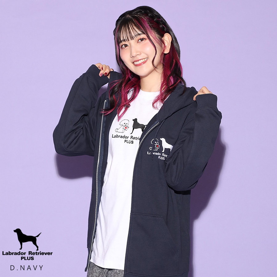 受注期間限定！薮島朱音コラボ企画！コラボZIPパーカー◇薮島朱音