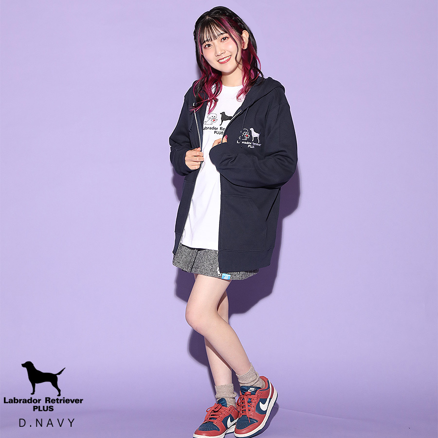 受注期間限定！薮島朱音コラボ企画！コラボZIPパーカー◇薮島朱音