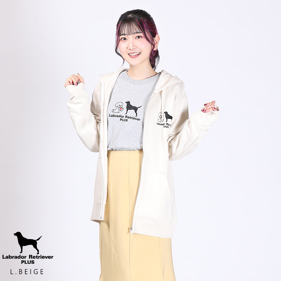 受注期間限定！薮島朱音コラボ企画！コラボZIPパーカー◇薮島朱音